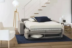 Divano letto 2 posti tortora 180x95cm - Annalara