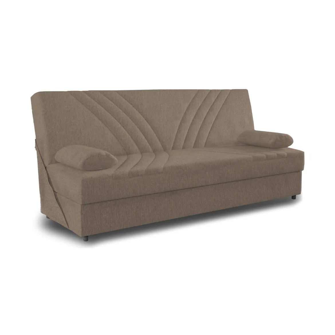 Divano letto reclinabile beige 181x81cm - Apicella