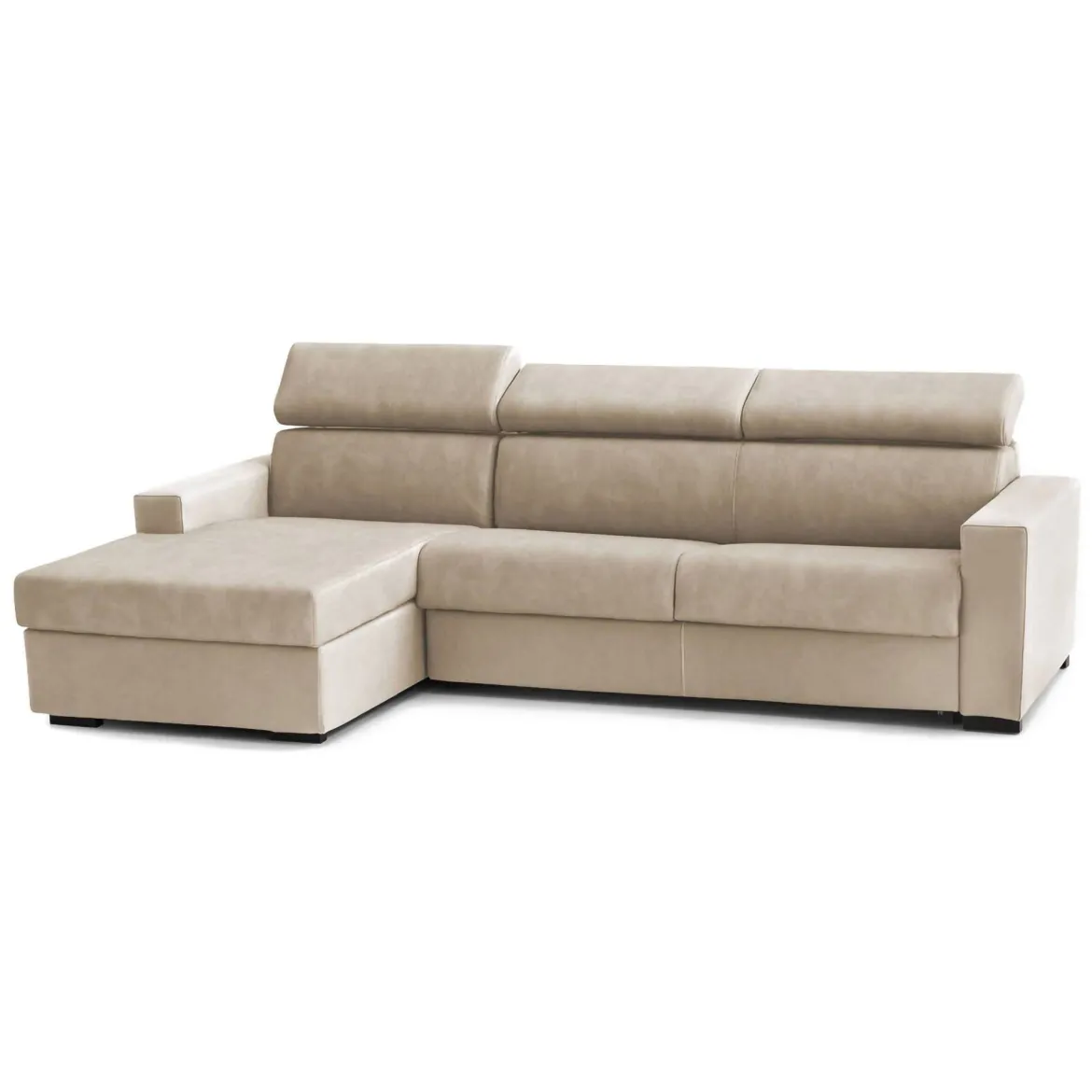 Divano letto reclinabile beige 280x95cm - Alibabah