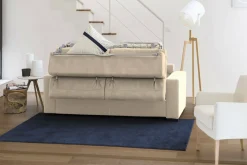 Divano letto reclinabile beige 280x95cm - Alibabah