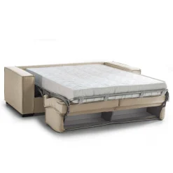 Divano letto sfoderabile beige 160x95cm - Alk