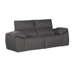 Divano 2 posti antracite 160x100x100h cm - Astrice