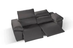 Divano 2 posti antracite 160x100x100h cm - Astrice
