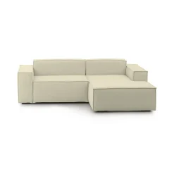 Divano 2 posti beige 220x170x70h cm - Amuleto