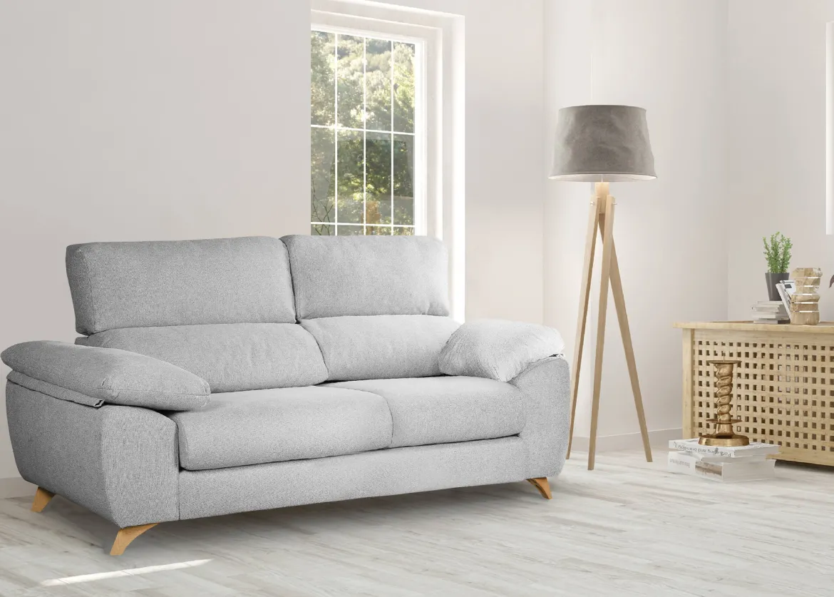 Divano 2 posti grigio 170x85x107h cm - Alien