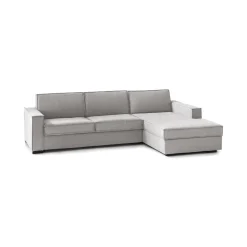Divano 4 posti grigio 260x95x90h cm - Assobasso