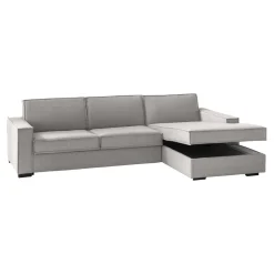 Divano 4 posti grigio 260x95x90h cm - Assobasso