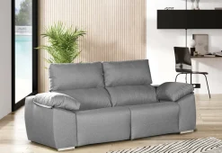 Divano 2 posti grigio 160x100x100h cm - Astrice