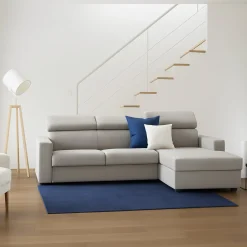 Divano 4 posti tortora 280x95x85h cm - Ameno