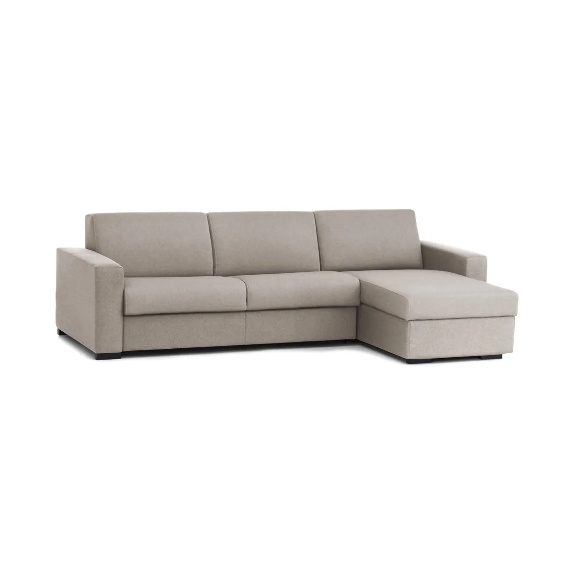 Divano 4 posti tortora 260x95x90h cm - Azechiele
