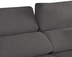 Divano reclinabile antracite 200x85x107h cm - Anem