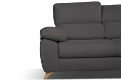 Divano reclinabile antracite 200x85x107h cm - Anem
