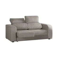 Divano reclinabile grigio 160x80x95h cm - Asazi