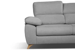 Divano reclinabile grigio 200x85x107h cm - Anem