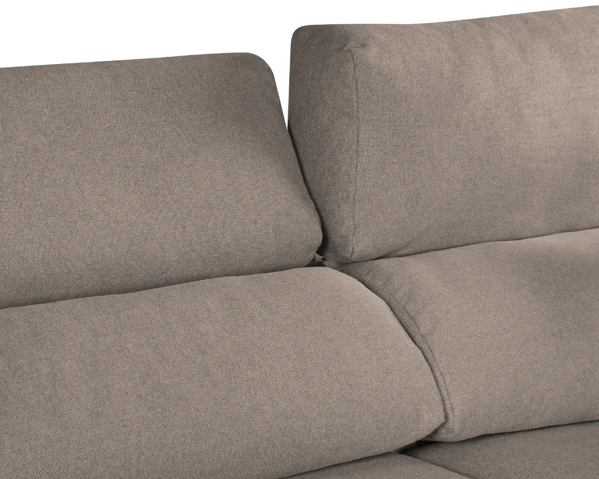 Divano reclinabile tortora 170x85x107h cm - Alien