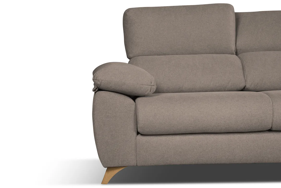 Divano reclinabile tortora 170x85x107h cm - Alien