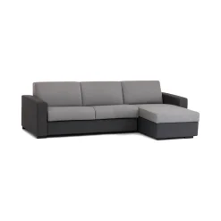 Divano sfoderabile grigio e antracite 280x95x90h cm - Atos
