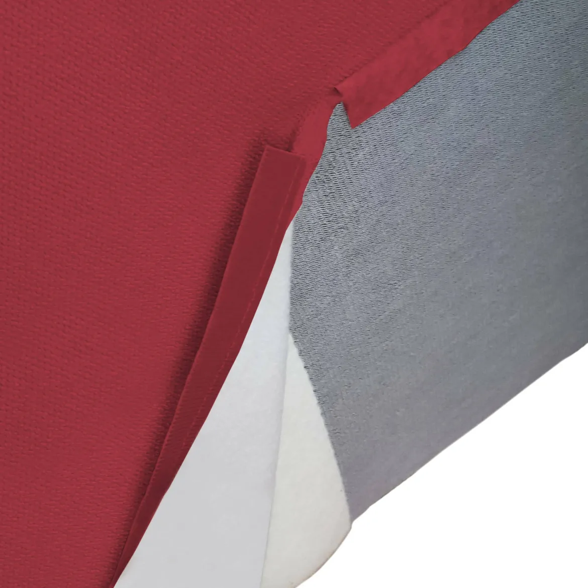 Divano sfoderabile rosso 300x170x70h cm - Alganibra