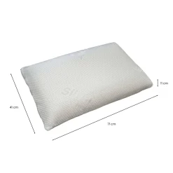 Guanciale Aly, 71x41h11 cm, Set da 2