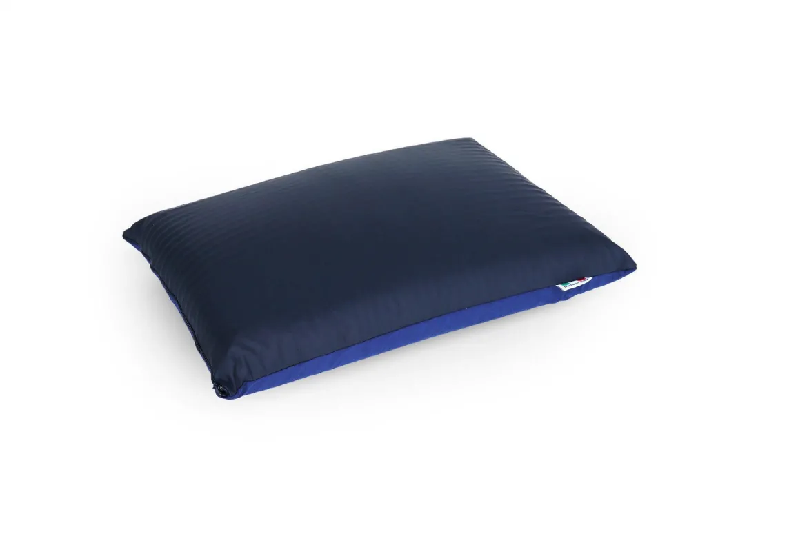 Guanciale Nepitella, Made in Italy, 50x35 h13 cm, Blu