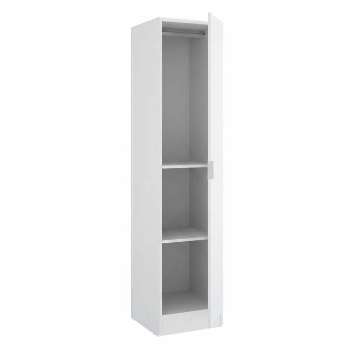 Guardaroba 1 anta bianco slim 40x184h cm - Nxy