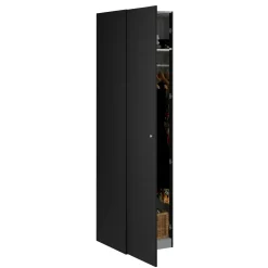 Guardaroba 1 anta nero colonna 60x218h cm - Mexico