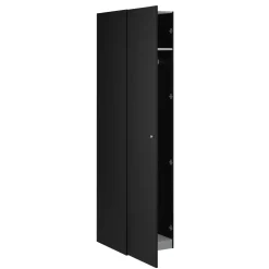 Guardaroba 1 anta nero colonna 60x218h cm - Mexico