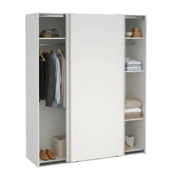 Guardaroba 2 ante bianco ante scorrevoli 178x220h cm - Gomer