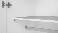 Guardaroba 2 ante bianco camera da letto 77x175h cm - Alibabba