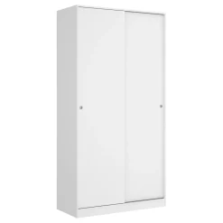 Guardaroba 2 ante bianco lucido 100x204h cm - Abigale