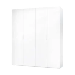 Guardaroba 4 ante bianco lucido 180x200h cm - Aram