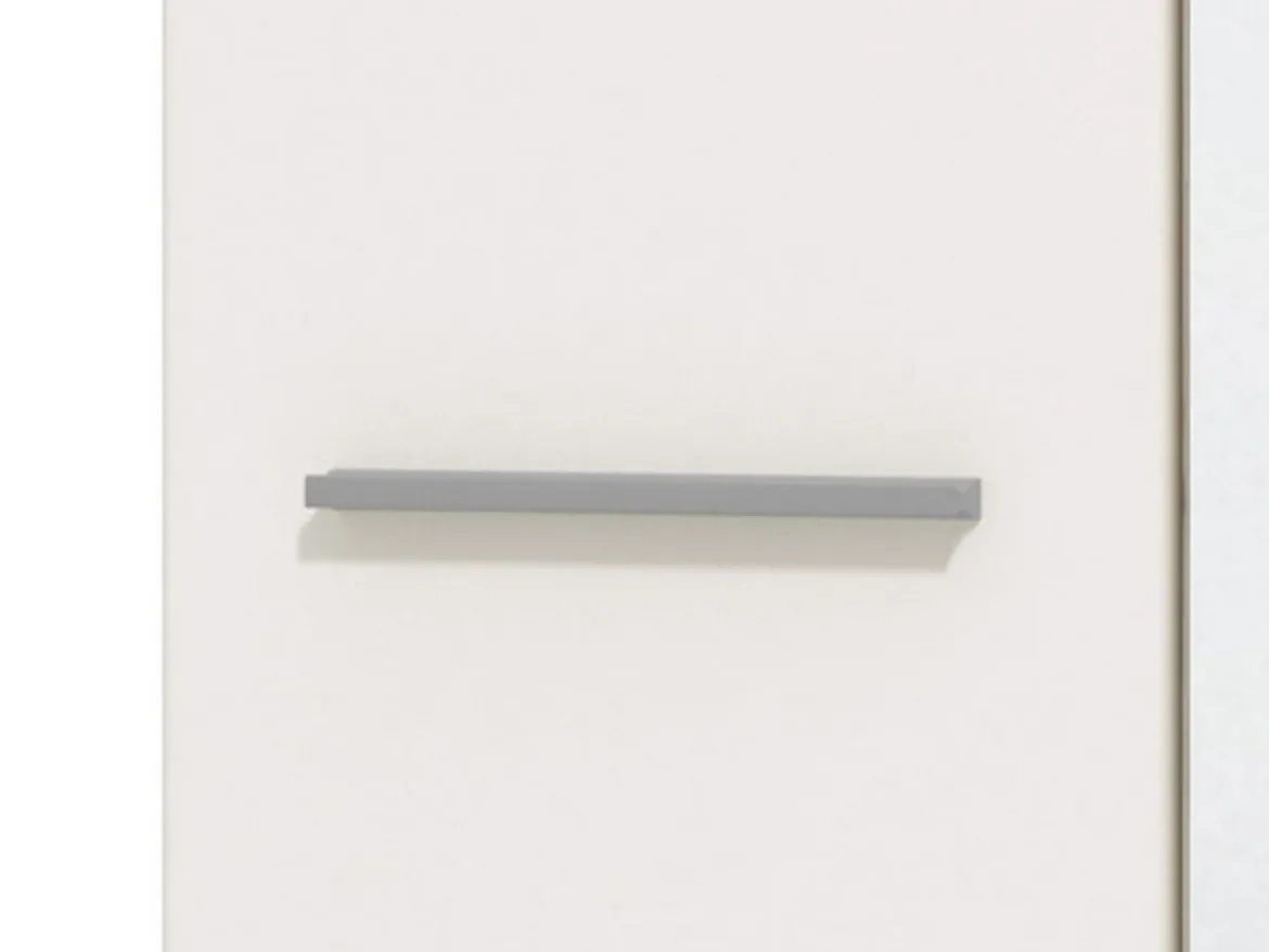 Guardaroba 2 Ante Bianco Marrone Rovere Nodi Appendiabiti un Ripiano 80.5x203.5h cm, 2 Ante - Santadi
