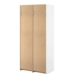 Guardaroba 2 ante bianco salvaspazio 100x218h cm - Anagni