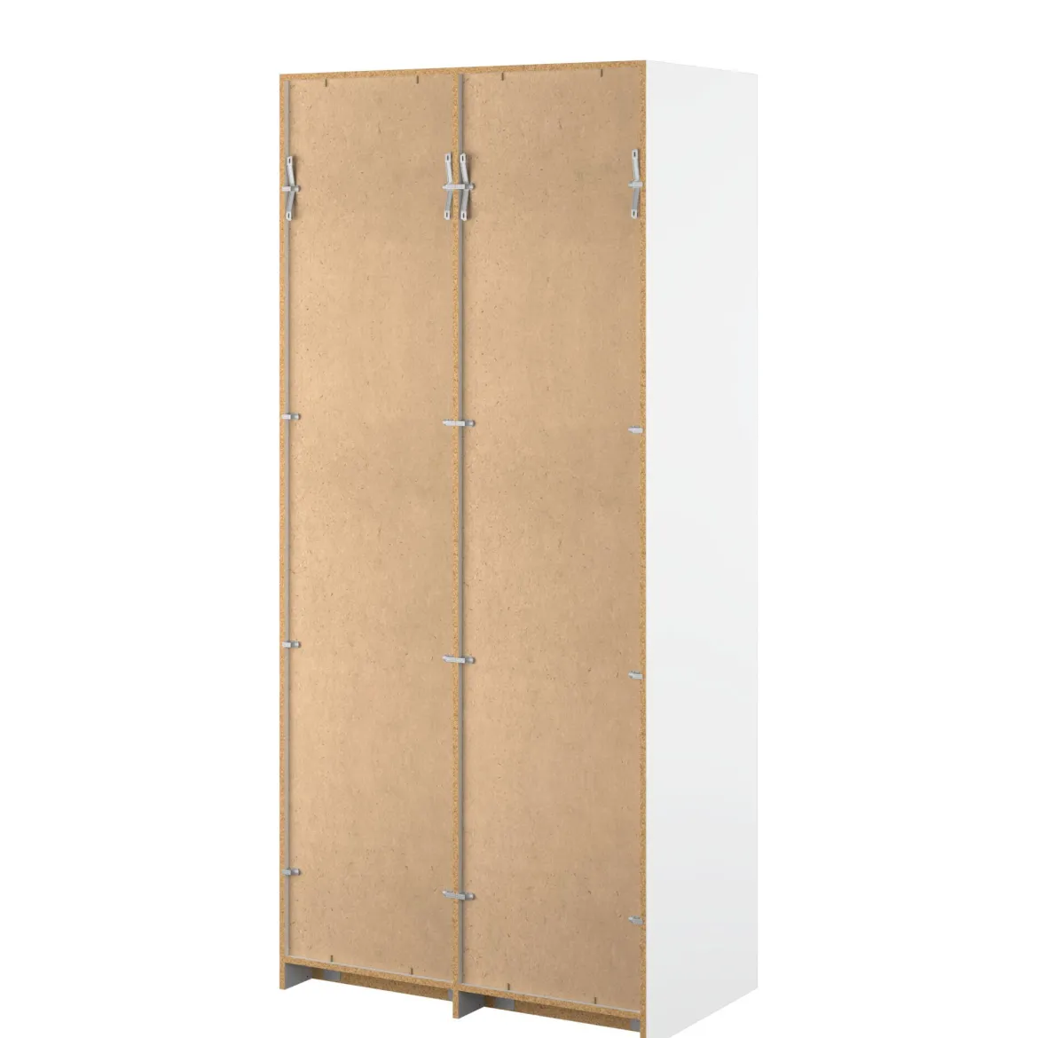 Guardaroba 2 ante bianco salvaspazio 100x218h cm - Anagni