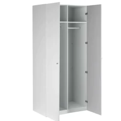 Guardaroba 2 ante bianco salvaspazio 100x218h cm - Anagni