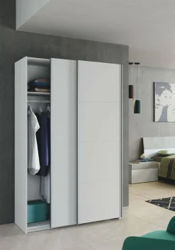 Guardaroba 2 ante bianco 120x200h cm - Akim