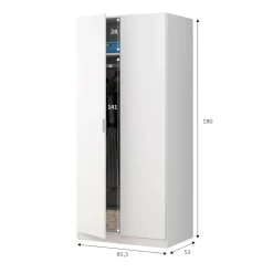Guardaroba 2 ante bianco 82x180h cm - Avik