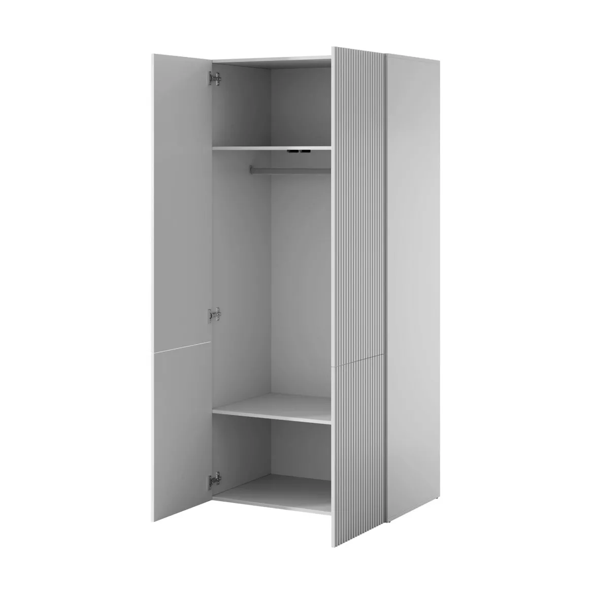 Guardaroba 2 ante bianco 90x198h cm - Caiazzo