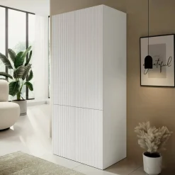 Guardaroba 2 ante bianco 90x198h cm - Caiazzo