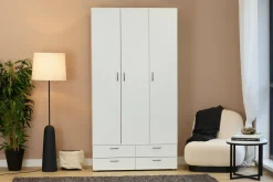 Guardaroba 3 ante bianco 110x214h cm - Randazzo