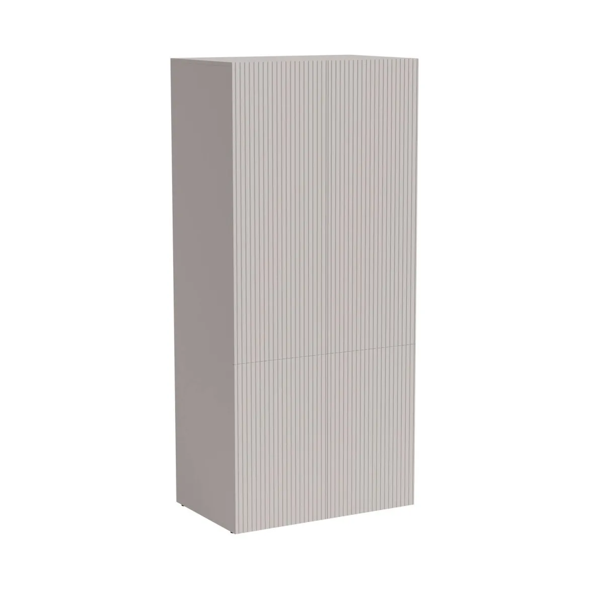 Guardaroba 2 ante Caiazzo, 90x56 h199 cm, Beige