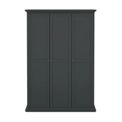 Guardaroba 3 ante grigio 138x200h cm - Dolor