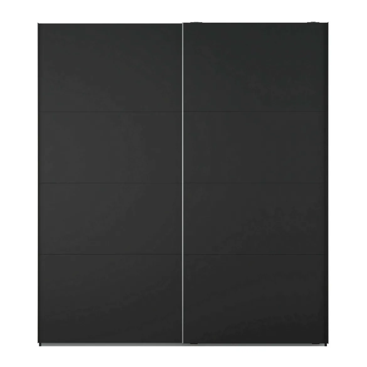Guardaroba 2 ante nero ante scorrevoli 200x218h cm - Malakas