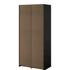 Guardaroba 2 ante nero salvaspazio 100x218h cm - Anagni