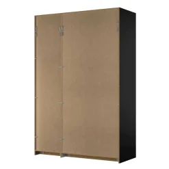Guardaroba 3 ante nero salvaspazio 150x218h cm - Arce