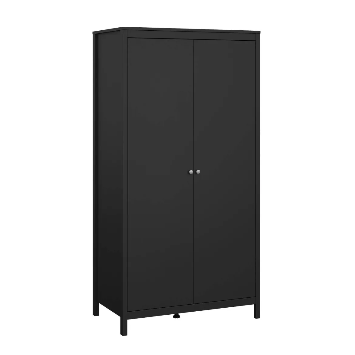 Guardaroba 2 ante nero 102x199h cm - Zagabria