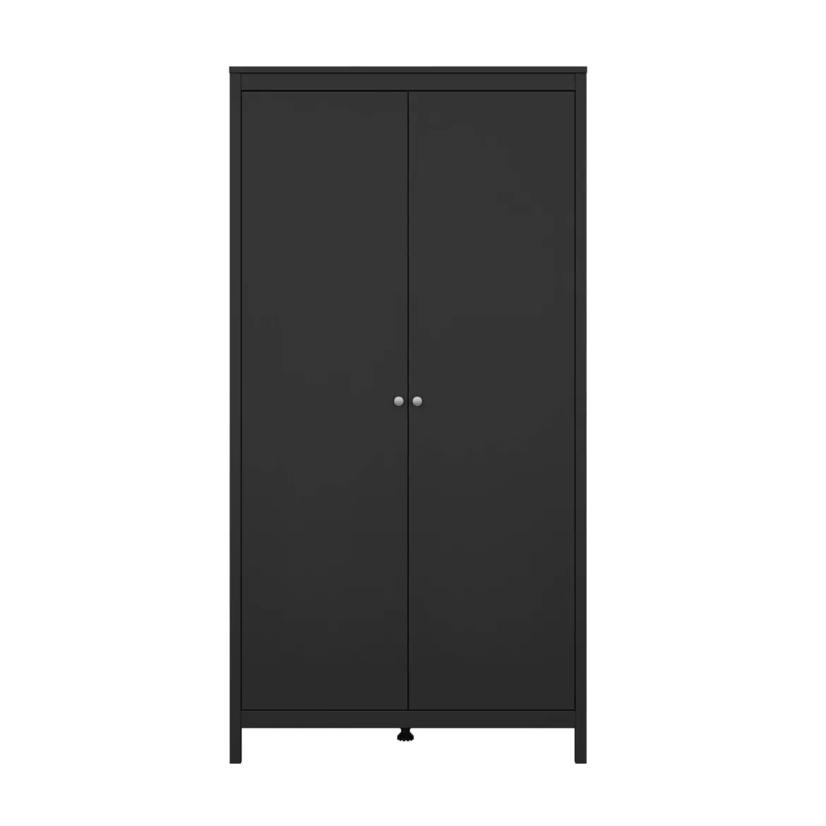 Guardaroba 2 ante nero 102x199h cm - Zagabria