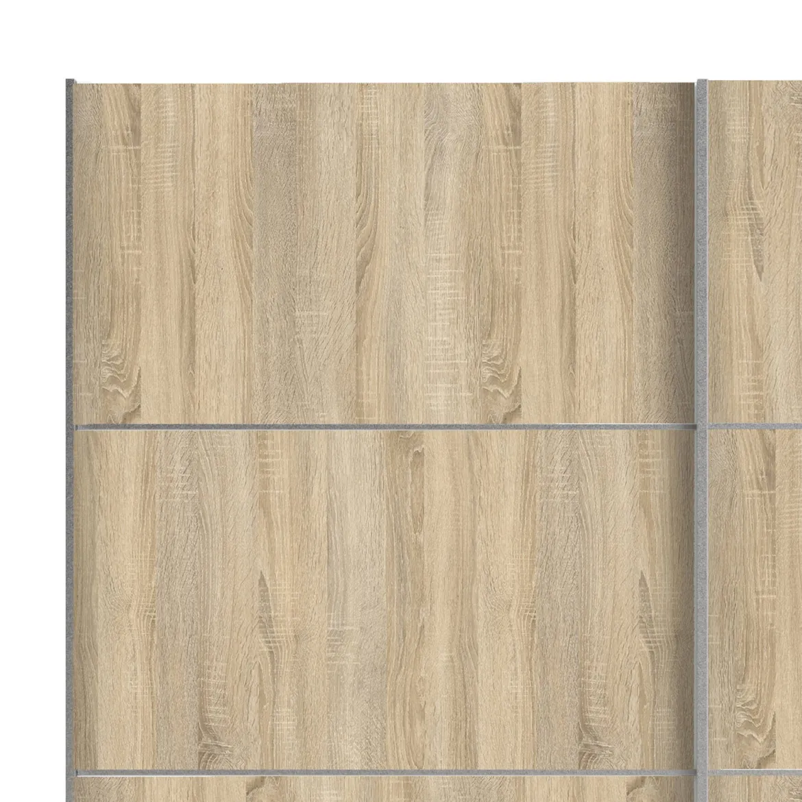 Guardaroba 2 ante quercia e bianco 182x201h cm - Accadia