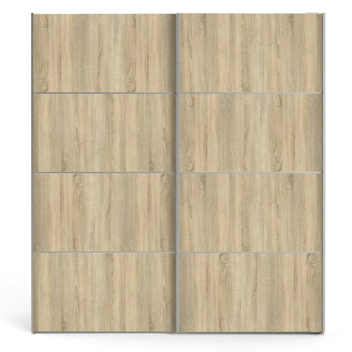 Guardaroba 2 ante quercia e bianco 182x201h cm - Accadia