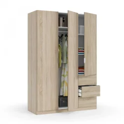 Guardaroba 3 ante rovere 135x200h cm - Ade